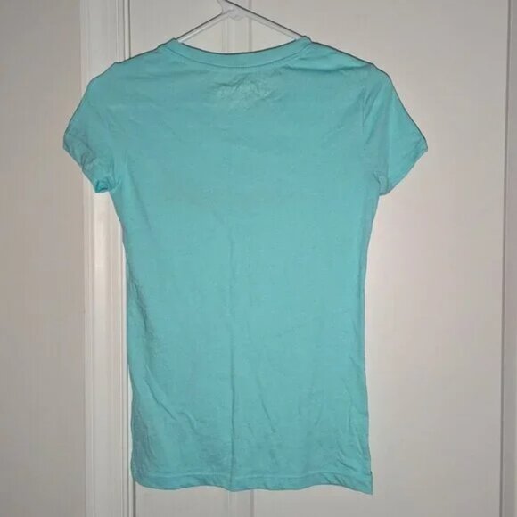 Aeropostale Short Sleeve Classic Crew Embroidered front Logo T-shirt Top Tee S - Picture 3 of 3